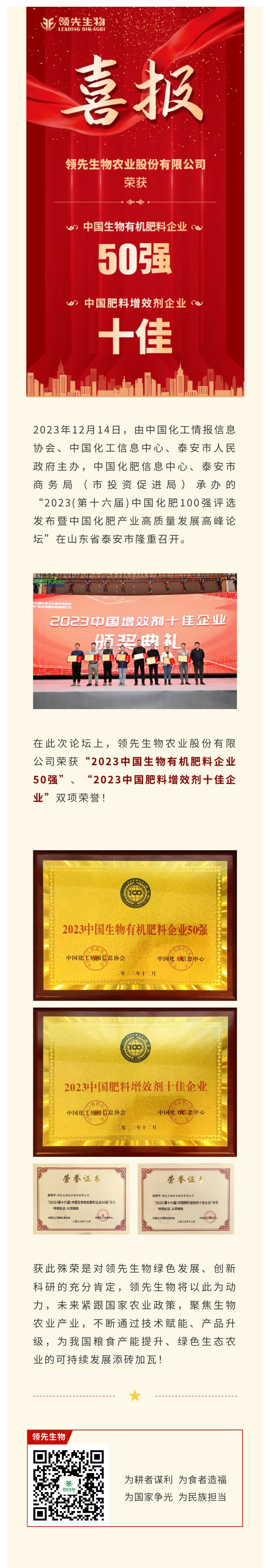 ʵ���ϰ� | agׯ�������ٻ�2023�й������л�������ҵ50ǿ���й�������Ч��ʮ����ҵ��